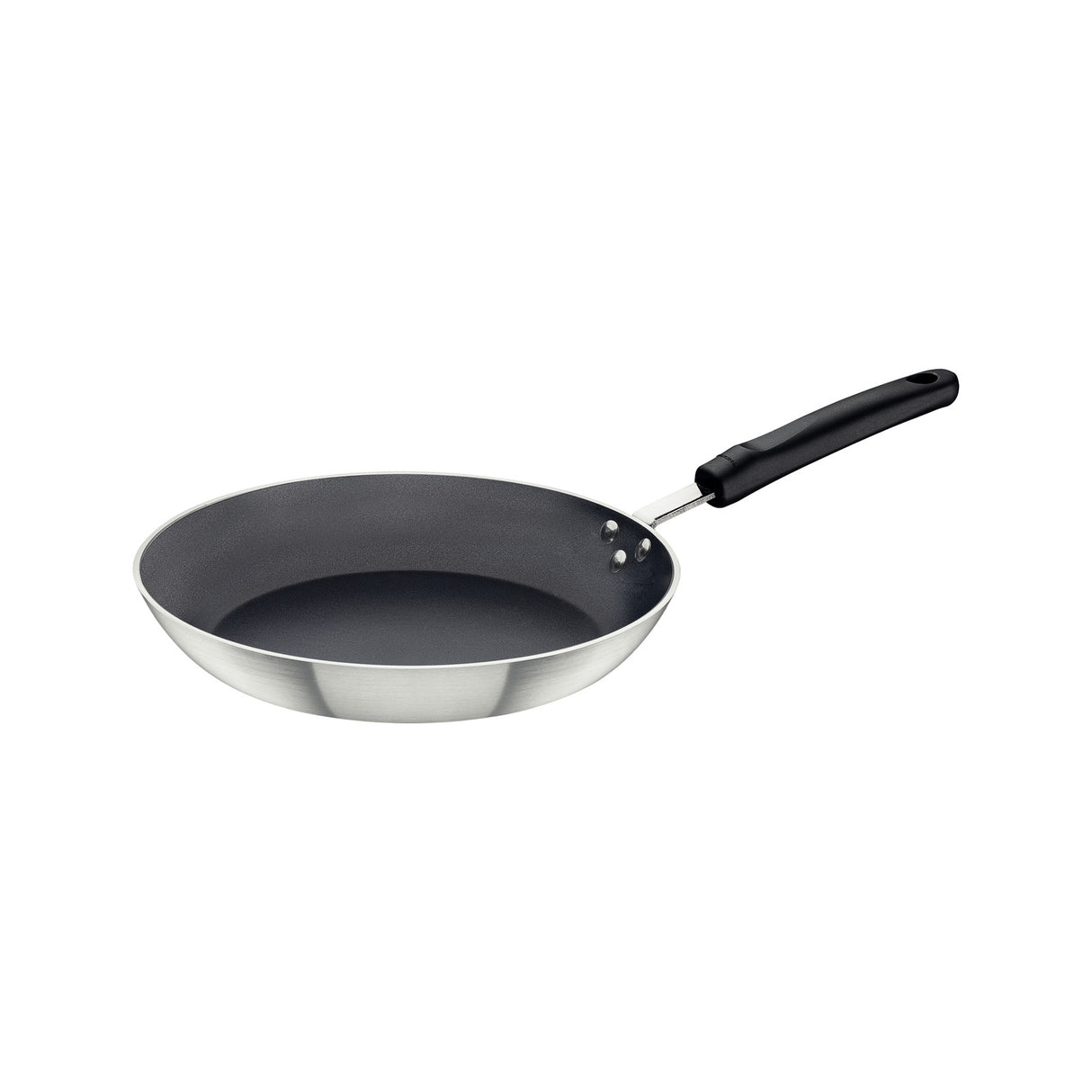 Professional Aluminum Frying Pan with Interior Starflon Premium Nonstick Coating and Brushed Exterior Finish, 28 cm, 2 L