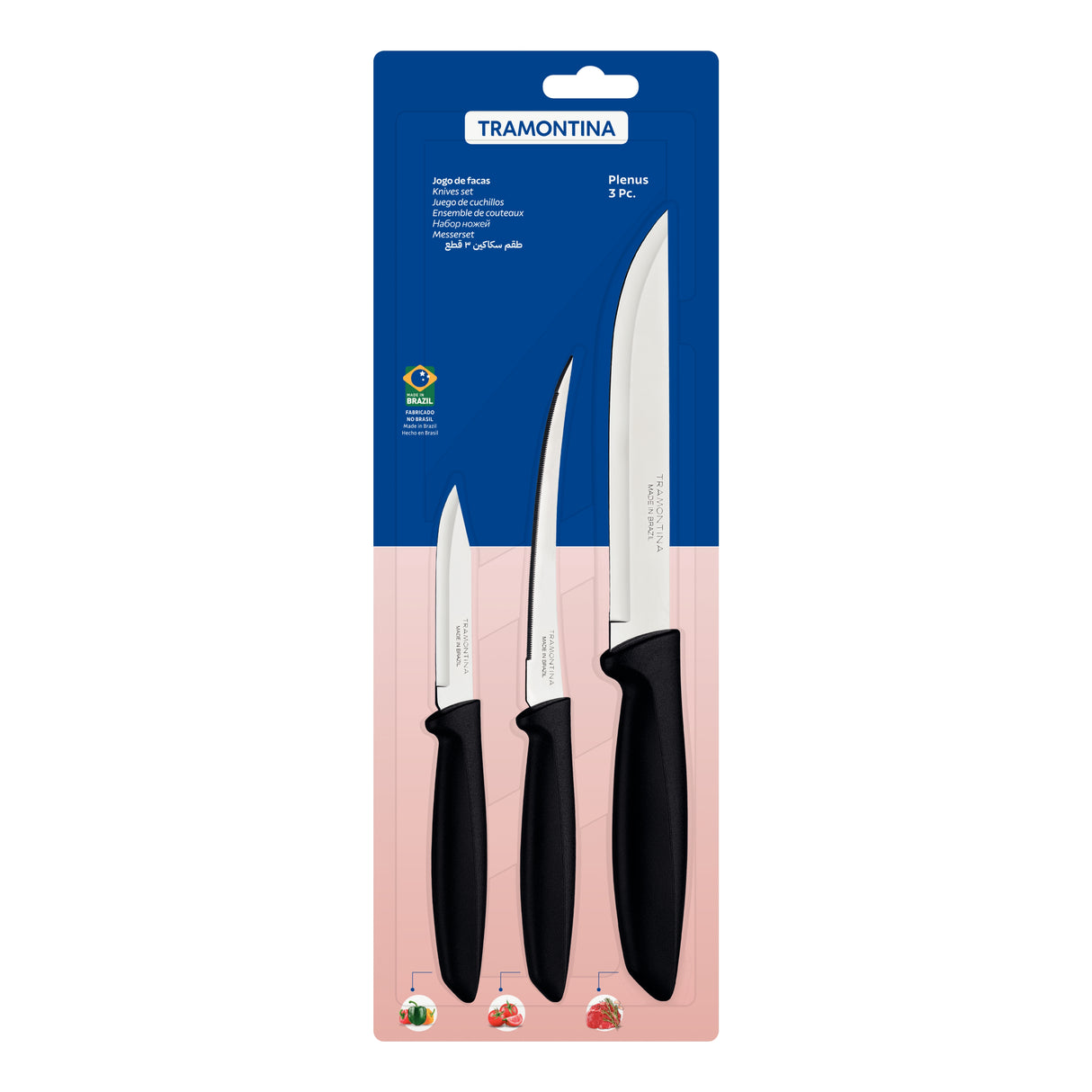 Plenus 3-Piece Knife Set