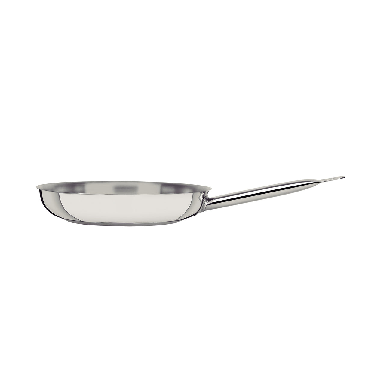Tramontina Professional 30 cm 2.9 L shallow stainless steel frying pan with long handle and tri-ply base