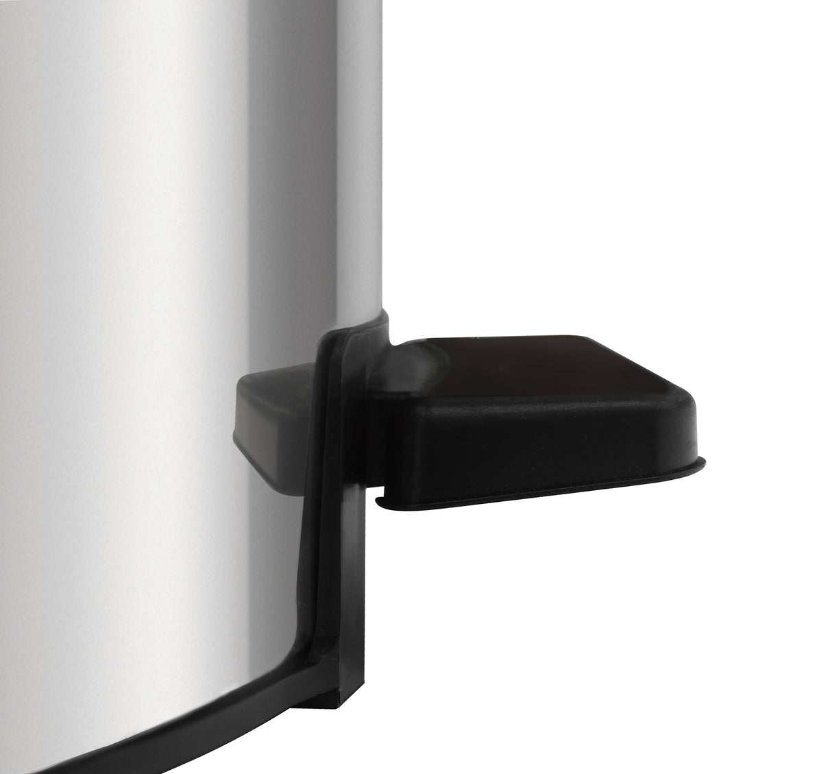 stainless steel pedal trash bin Loop with a pulished finish and removable internal bucket 5 L