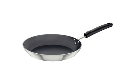 Professional Aluminum Frying Pan with Interior Starflon Premium Nonstick Coating and Brushed Exterior Finish, 24 cm, 1.3 L