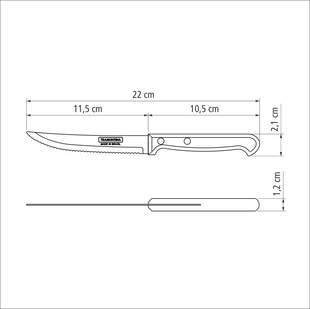 Ultracorte 5" Steak and fruits Knife