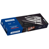 Tramontina Professional Master stainless steel chef's knife set with white polypropylene handles, 6 pcs