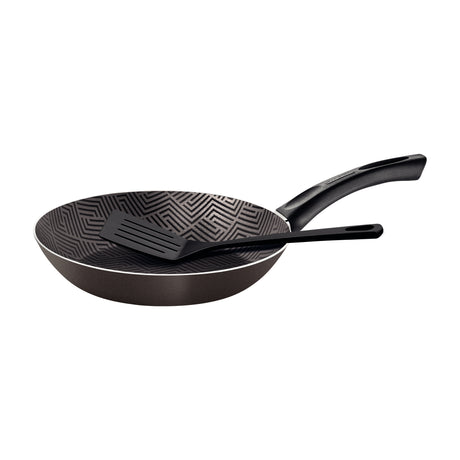 Paris Aluminum Frying Pan with Starflon Max Lead Nonstick Coating with a Nylon Spatula, 24 cm 1,2 L
