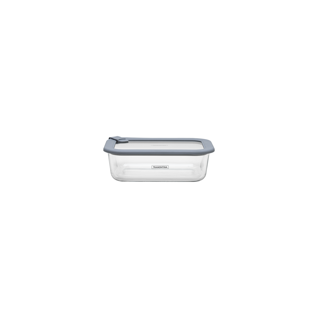Rectangular Glass Container Tramontina Vittra with Airtight Silicone Lid 0.64 L