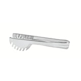 Utility stainless steel pasta tongs