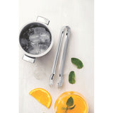 Utility multi-use stainless steel pointed tongs